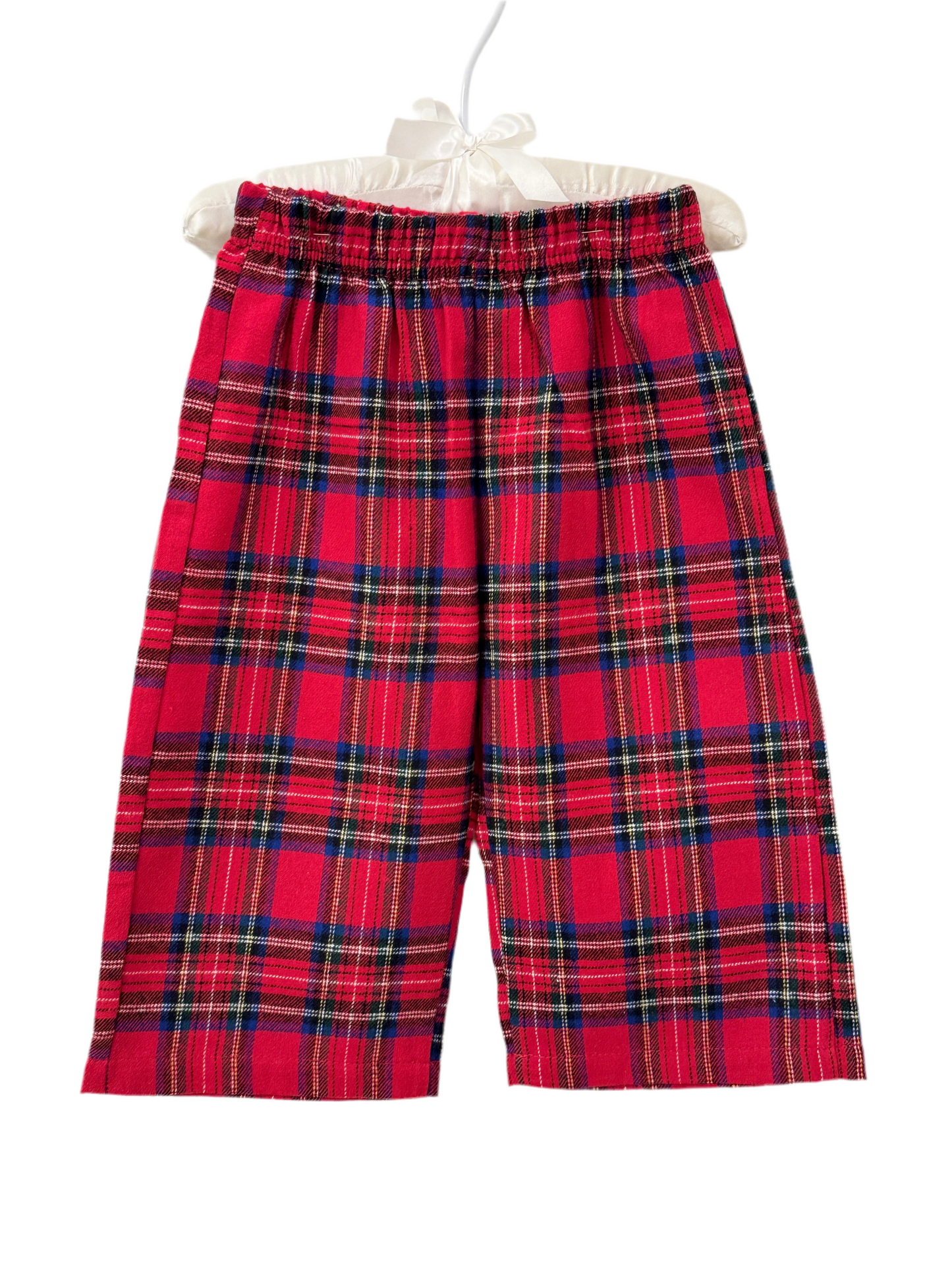 Boys Red Tartan Long Sleeve Set